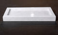Quartz bathroom tray organizer in Ravinia | Third Coast Stone