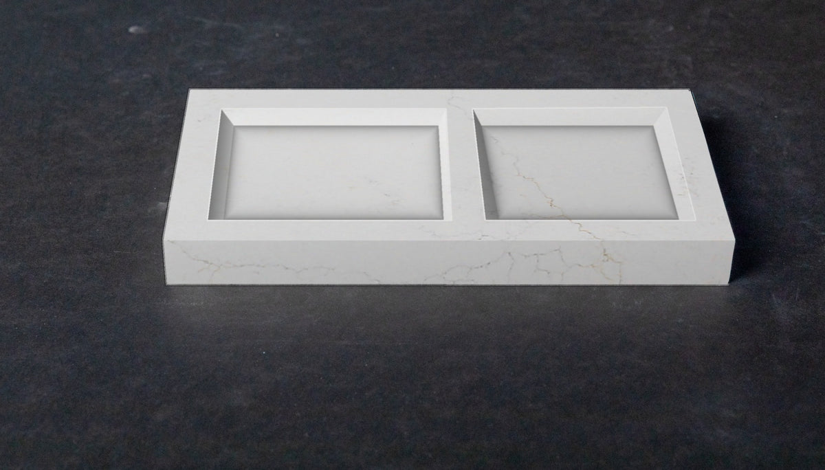 Quartz jewelry organizer in Celestia | Third Coast Stone