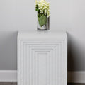 Quartz layered side table in Ironsbridge | Third Coast Stone