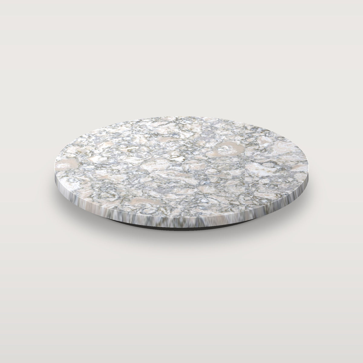 Quartz lazy susan in Berwyn (digital color preview)