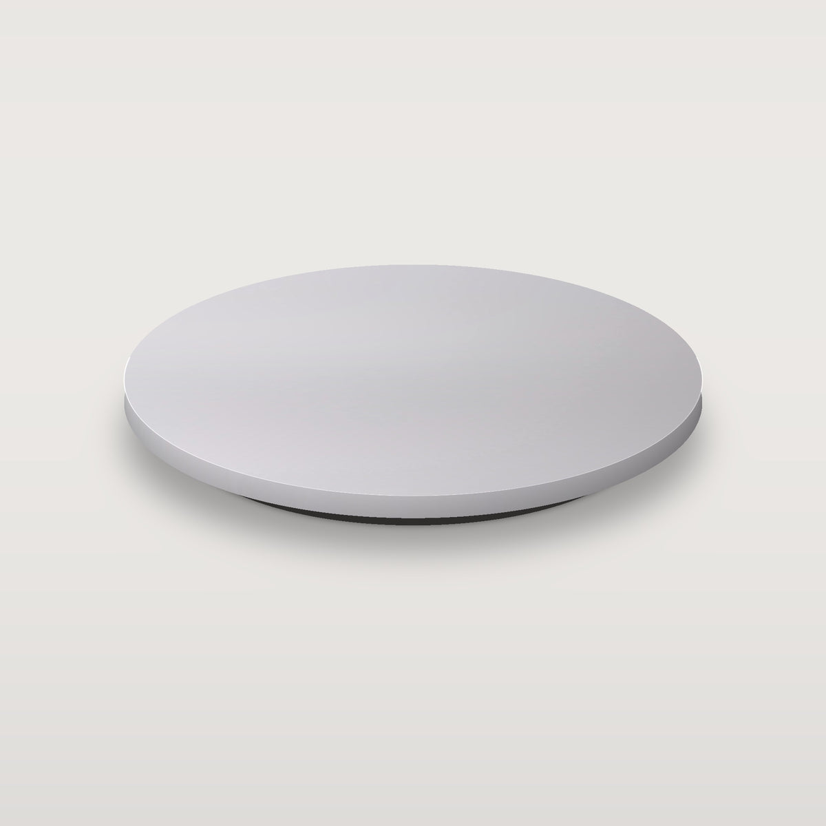 Quartz lazy susan in Snow Flurry (digital color preview)