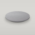Quartz lazy susan in Carrara Cloud spinning (digital color preview)