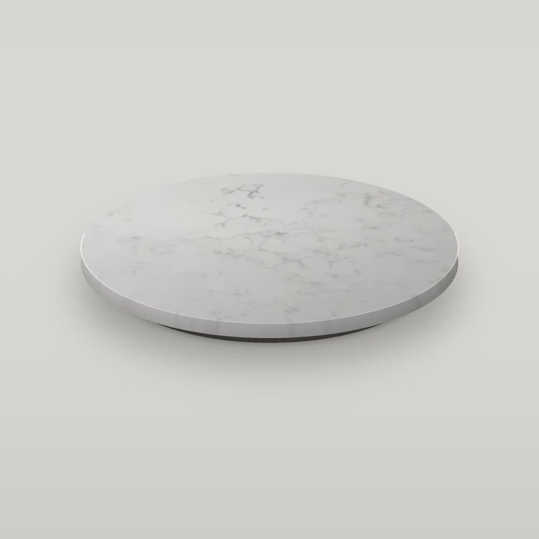 Quartz lazy susan in Helix spinning (digital color preview)