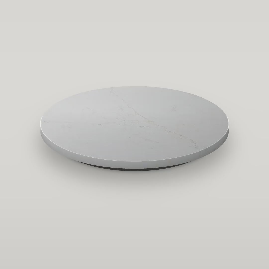 Quartz lazy susan in Celestia spinning (digital color preview)