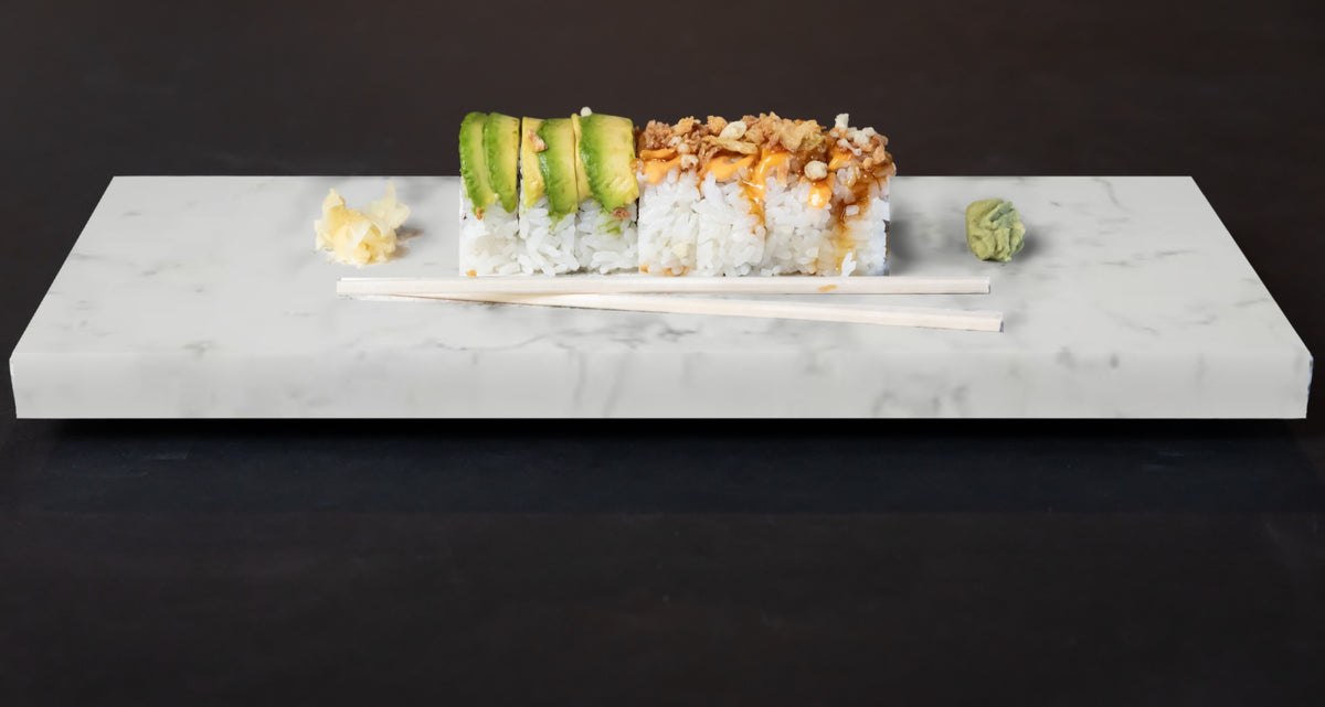 Quartz sushi tray in Helix | Third Coast Stone