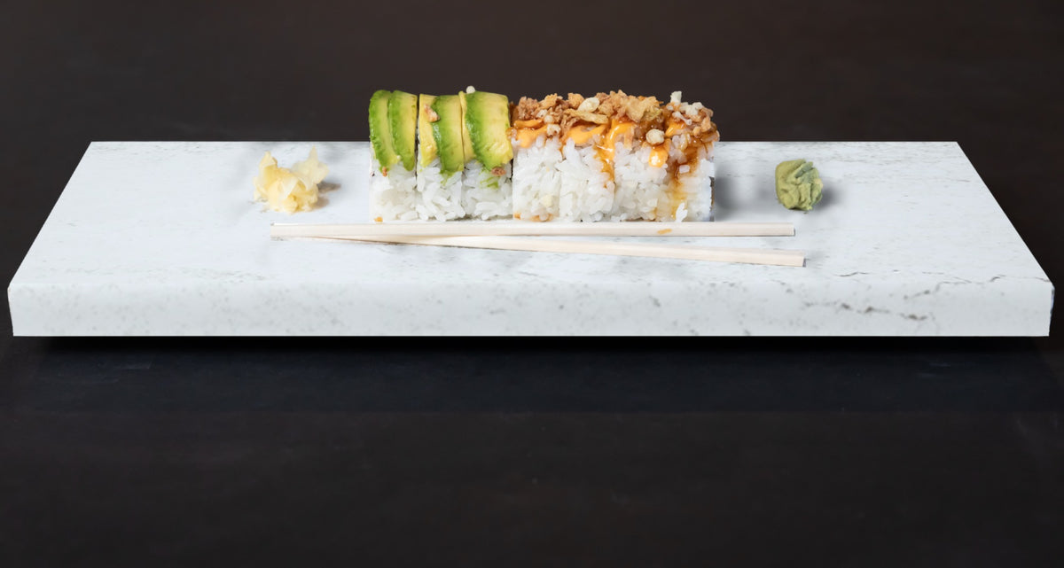 Quartz sushi tray in Macbeth | Third Coast Stone